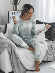 Camisa Gray Tie-Dye Sweatshirt & Pocket Joggers