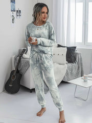 Camisa Gray Tie-Dye Sweatshirt & Pocket Joggers