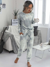 Camisa Gray Tie-Dye Sweatshirt & Pocket Joggers