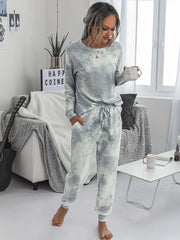 Camisa Gray Tie-Dye Sweatshirt & Pocket Joggers
