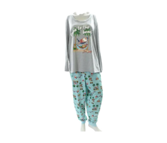 Family Pajamas Tropical Beach Santa Pajama Set