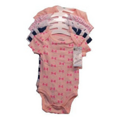Baby girl's pink onesie set