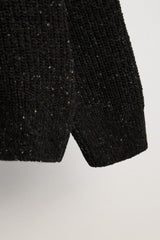 Pink Angel Black Metallic Sweater