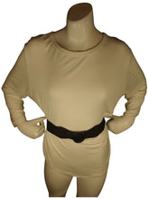 Diva General Black Stretchy Belt 1.5"x25" Pleather & Webbing Waist Belt with Classic Buckle