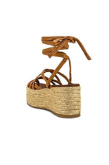 ALOHAS Paw Paw Sandal in Camel (One Torn Strap Fixed)