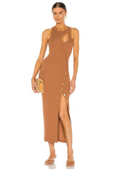 ALIX NYC Lorimer Dress in Cognac