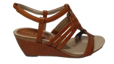 Anne Klein Women's Tilly Wedge Sandals Cognac