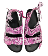 Arizona Love Bandana Sandals in Pink