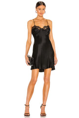 Black Mini Slip Dress