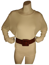 Michael Kors knit/leather MK