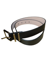 Calvin Klein Black Leather Belt .75"x37.5" Premium Waist Belt with Classic Buckle