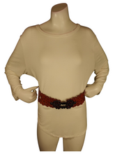 Multi holes faux leather