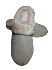 Paquerette Oatmeal Fuzzy-Lined Slippers - Cozy Size 7/8 M House Shoes for Comfort