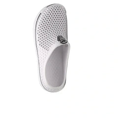 Ceville White Mesh Mule Clogs