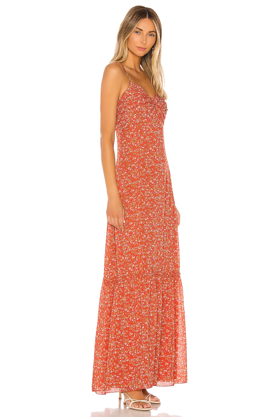 Divine Heritage Sweet Virginia Ditsy Maxi in Strawberry