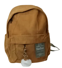 Diva General Collection Fashion New BaoBao Brown Corduroy Backpack