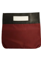 Diva General Maroon & Black Clutch (New No Tags)