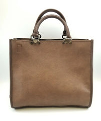 Dream Control Vegan Leather Brown Satchel