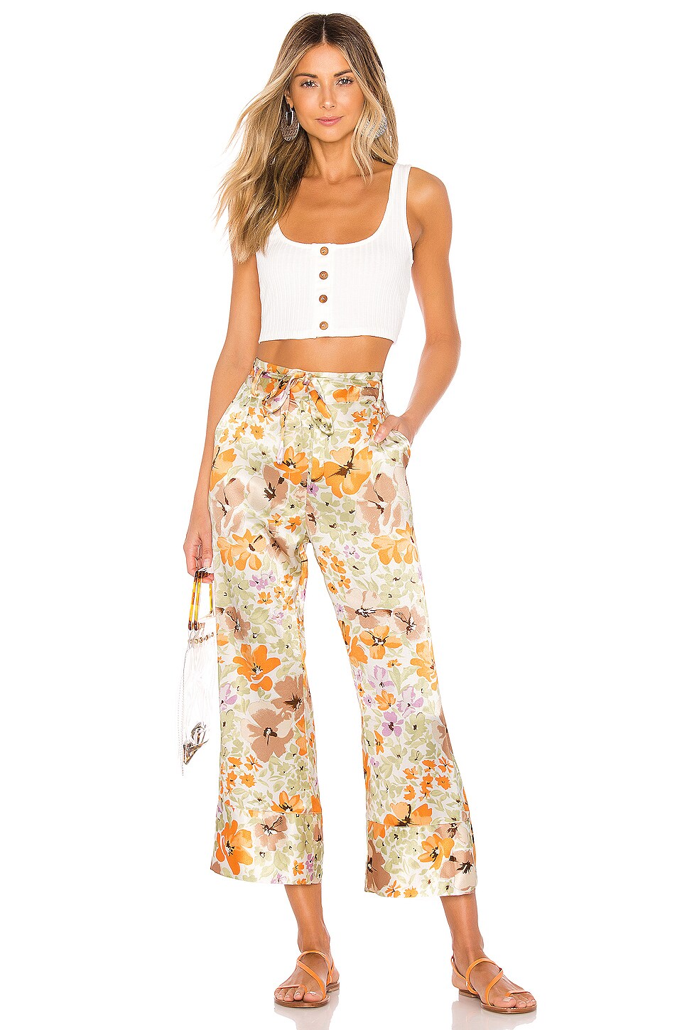 ELLEJAY Abby Pant in Flower