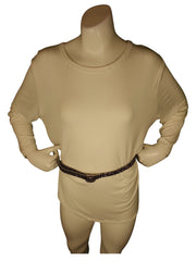 Diva General Grey & Black Reversible Belt .5"x34.75" Pleather Waist Belt with Rhinestone Buckle (Bendy Design)