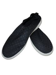 Lekuni Black/White Slip on Shoes