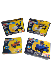 Make it Blocks Policeman with ATV - 25 Piece Set (Box Is Slightly Crushed)