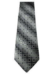 Elegant Bachrach Men's Silk Tie – 100% Pure Silk, Made in Canada, Classic 3.875" Width – Formal Business Necktie