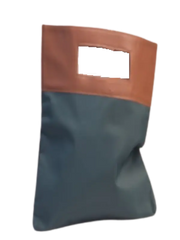 Green & Black Clutch - Unlined