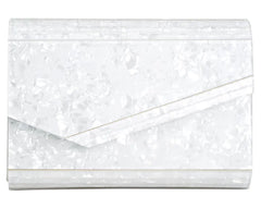 INC International Concepts Maria Pearl Envelope Clutch with Chain Strap