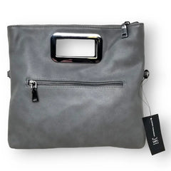 INC International Concepts Open Handle Convertible Crossbody Clutch in Slate Grey (Scratches on Metal Handle)