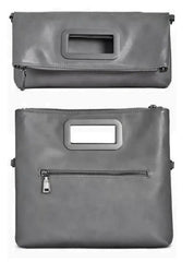 INC International Concepts Open Handle Convertible Crossbody Clutch in Slate Grey (Scratches on Metal Handle)
