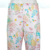Miss Elaine Pink Flower Pajama Pants