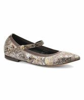 Isola Bistro Taupe Palleteri Leather Flats