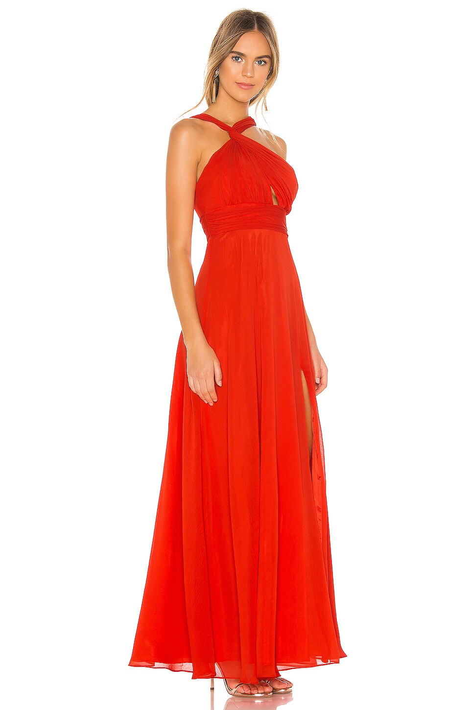 Jill Stuart Chiffon Gown in Sunset