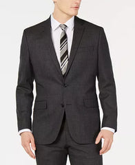 Kenneth Cole New York Men's Slim-Fit Performance Suit Blue Brown Jacket