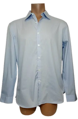Alfani Men’s Blue Slim Fit Shirt, Size Large