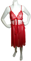 Diva General Collection Women’s Red Lingerie Teddy (No Panty), OS