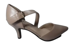 Lifestride Women's Kamala Vinci Pump Shoe Mid-Heel Taupe