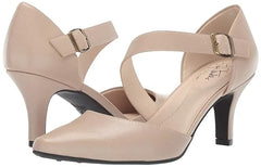 Lifestride Women's Kamala Vinci Pump Shoe Mid-Heel Taupe