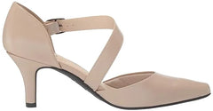Lifestride Women's Kamala Vinci Pump Shoe Mid-Heel Taupe