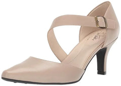 Lifestride Women's Kamala Vinci Pump Shoe Mid-Heel Taupe
