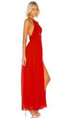 Lovers and Friends Hazel Gown in Red