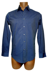 Alfani men's blue dress shirt