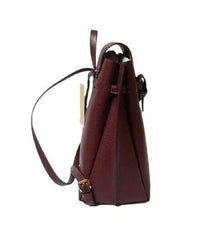 Michael Kors Emilia Medium Pebbled Leather Backpack in Merlot