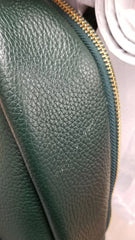 Michael Kors Erin Medium Pebbled Leather Studded Backpack in Racing Green