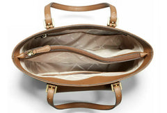 Michael Kors Jet Set Large Pocket Multi-Function Tote in Brown