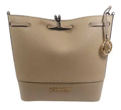 Michael Kors Trista Medium Saffiano Leather Bucket Bag Ballet