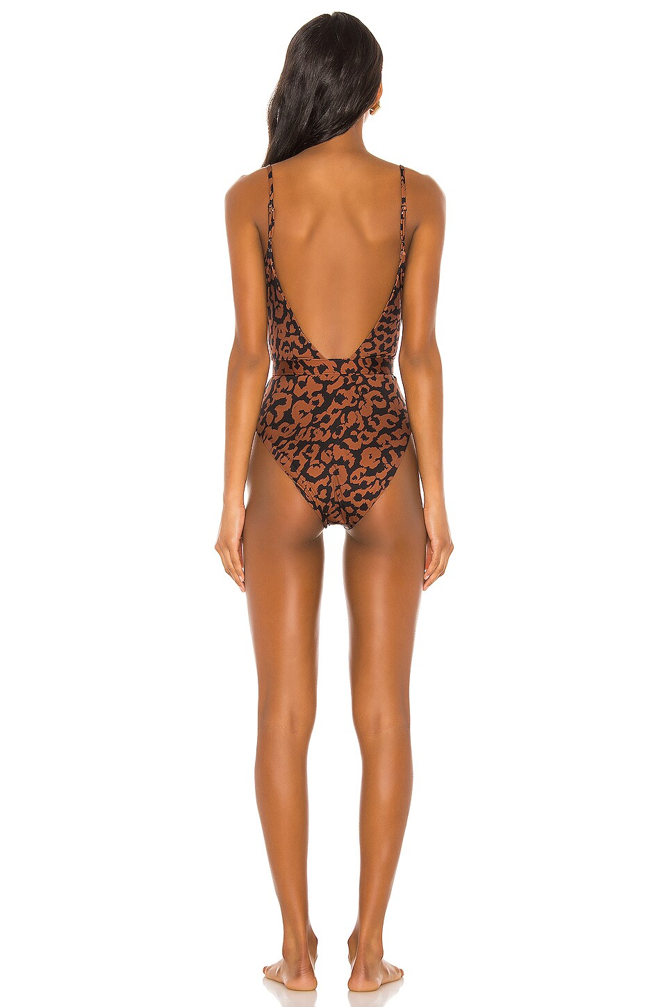 Nicholas V One Piece in Black Leopard