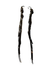 Thalia Sodi Gold-Tone & Black Long Dangle Earrings – Statement Fashion Jewelry for Women