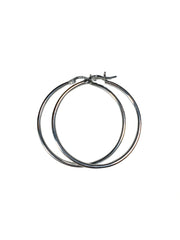 Giani Bernini Silver-Tone Hoop Earrings – Classic Fashion Jewelry for Everyday Elegance